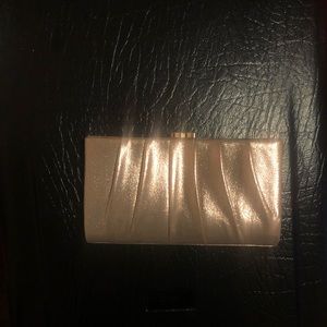 Metallic Rosegold Cute Small Crossbody Clutch Bag